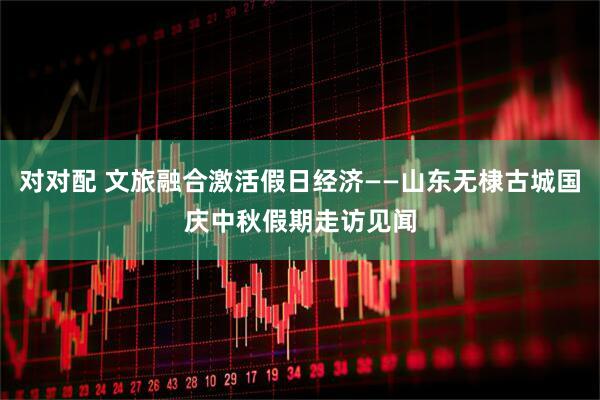 对对配 文旅融合激活假日经济——山东无棣古城国庆中秋假期走访见闻