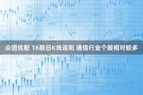 众团优配 16股日K线连阳 通信行业个股相对较多