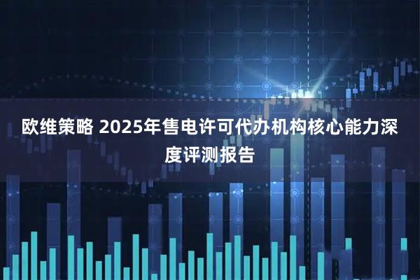 欧维策略 2025年售电许可代办机构核心能力深度评测报告